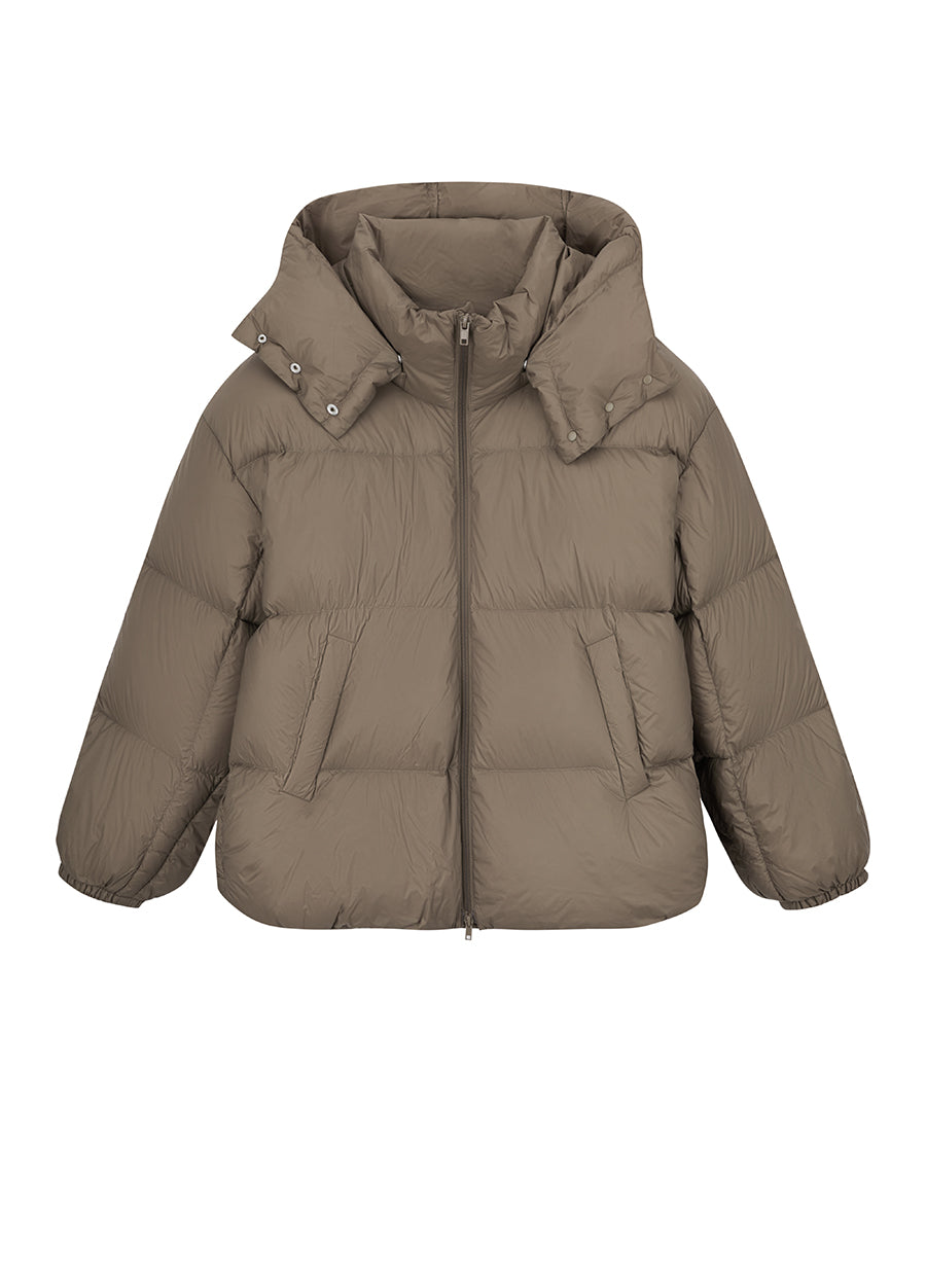 Coat / JNBY Relaxed  Hooded Goose Down Coat