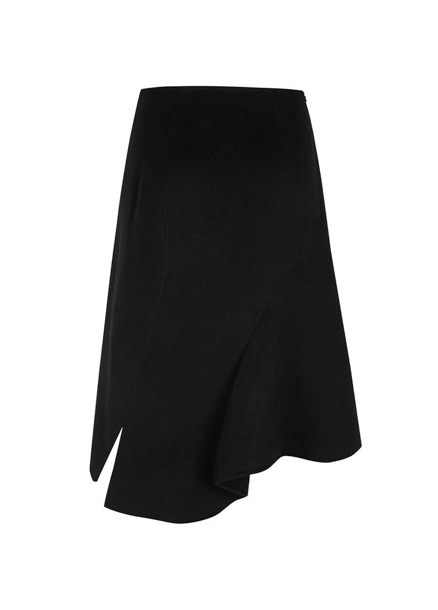 Skirt / JNBY Wool-blend Viscose Mermaid Skirt