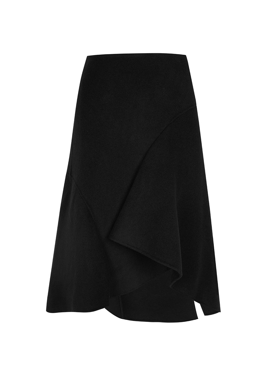 Skirt / JNBY Wool-blend Viscose Mermaid Skirt