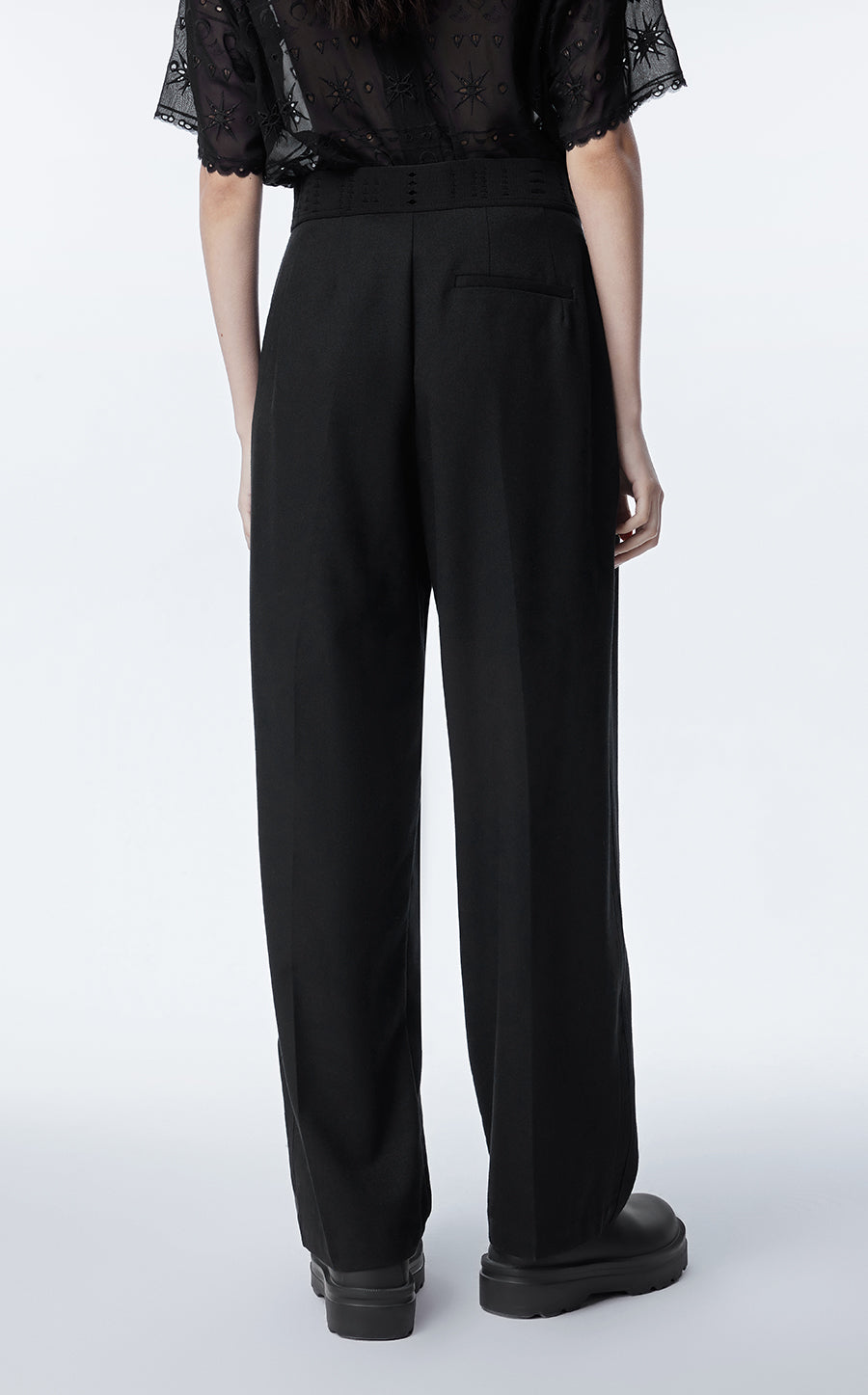 Pants / JNBY Wool Wide-leg Pants