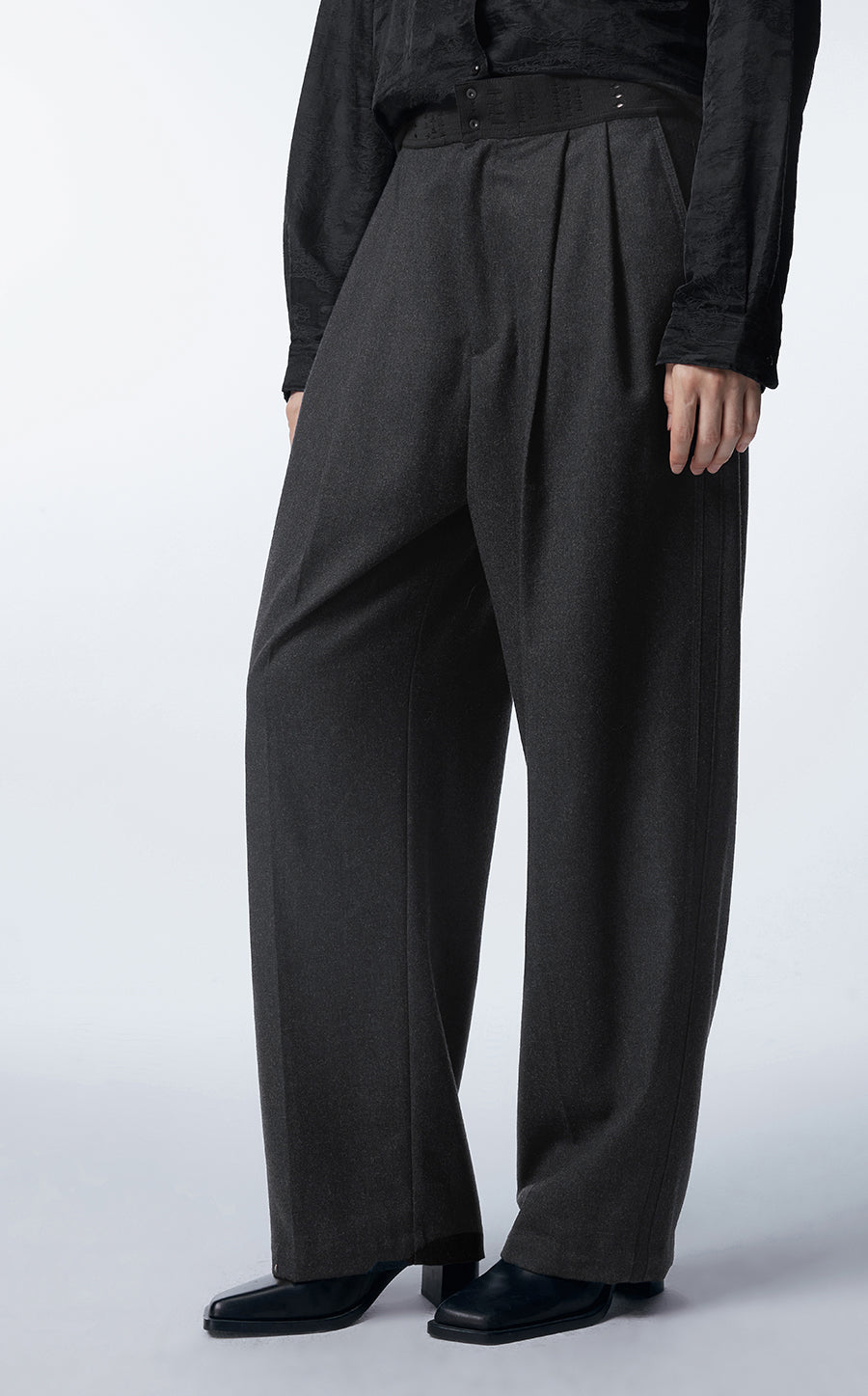 Pants / JNBY Wool Wide-leg Pants