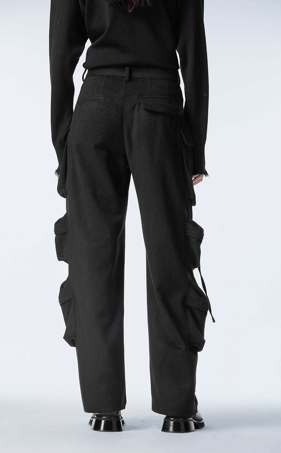 Pants / JNBY Wool-blend Cashmere Cargo Pants