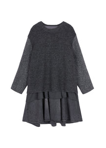 Dress / JNBY Round-neck Wool Sweater Dress