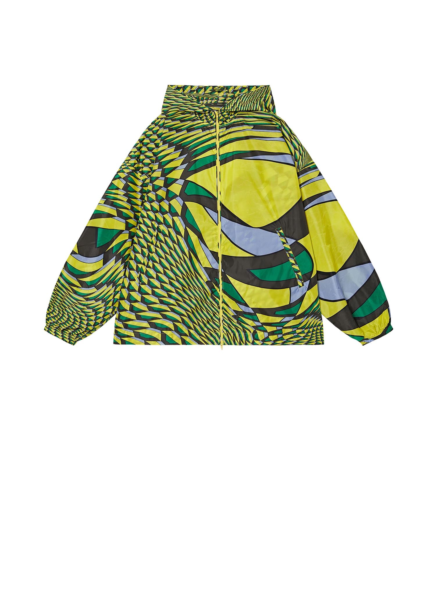 JNBY Loose Fit Full Print Hooded Jacket