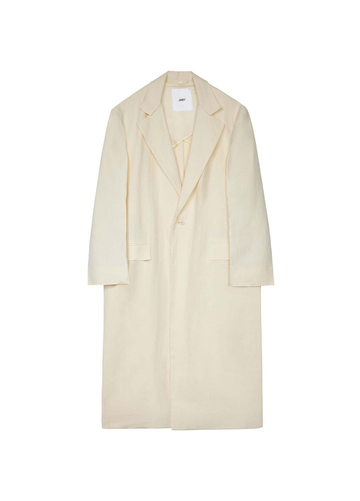 Coat / JNBY Linen Long Trench Coat (100% Linen)