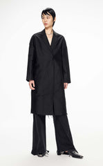 Coat / JNBY Irregular Hem Long Trench Coat (100% Cotton)