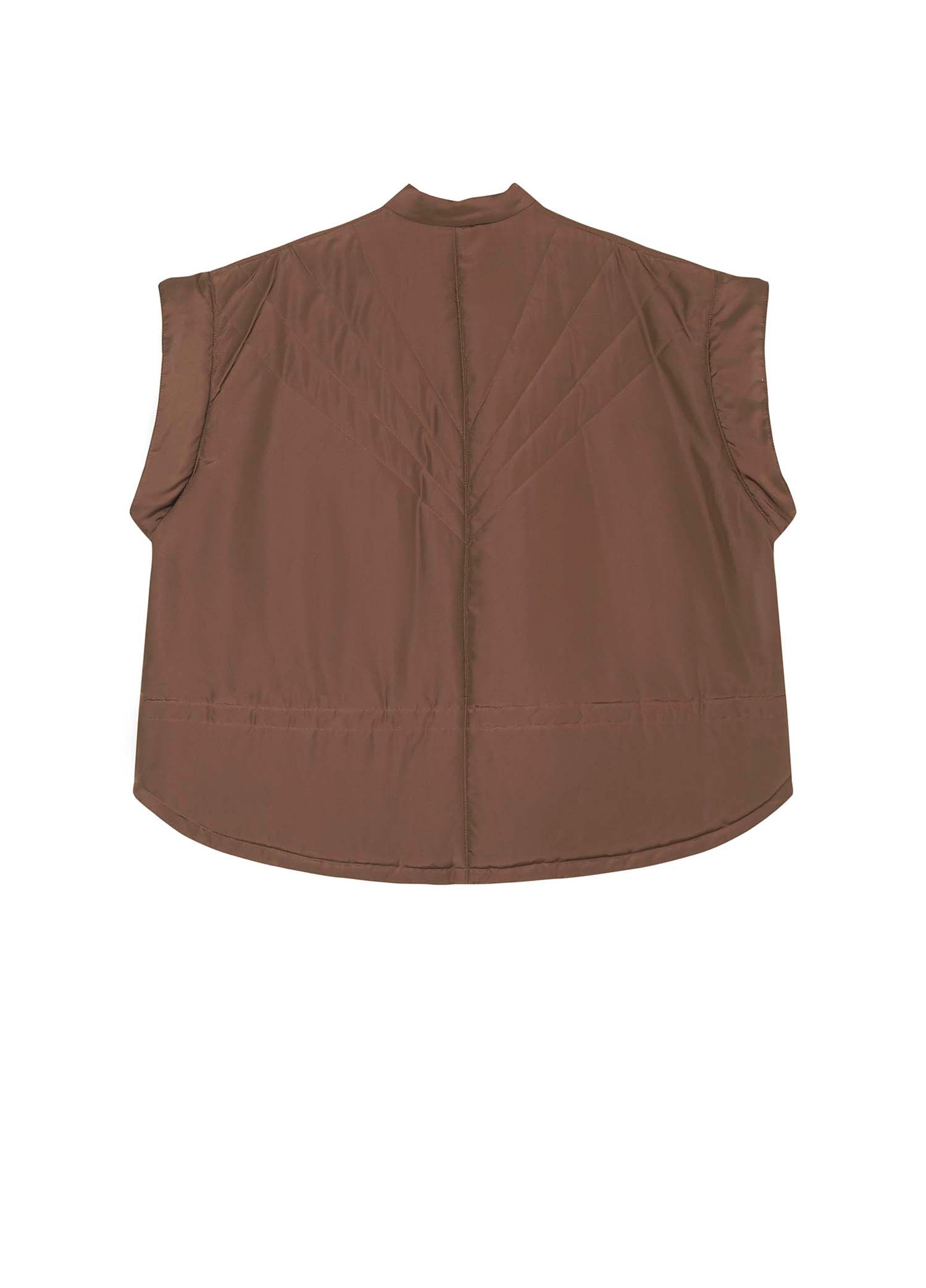 Vest / JNBY Zip-Up Silk Vest (100% Silk)