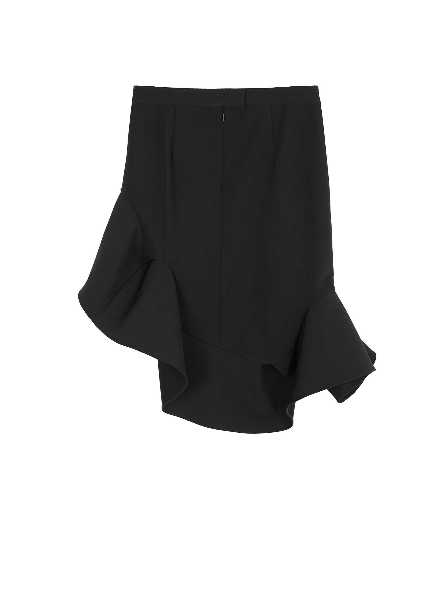 Skirt / JNBY Ruffled Hem H-Shape Slim Fit Skirt