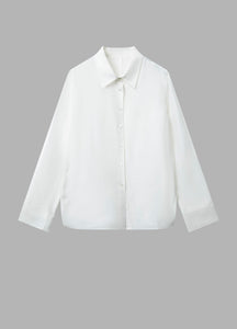 Shirt / JNBY Long Sleeve Silk Shirt (100% Silk)