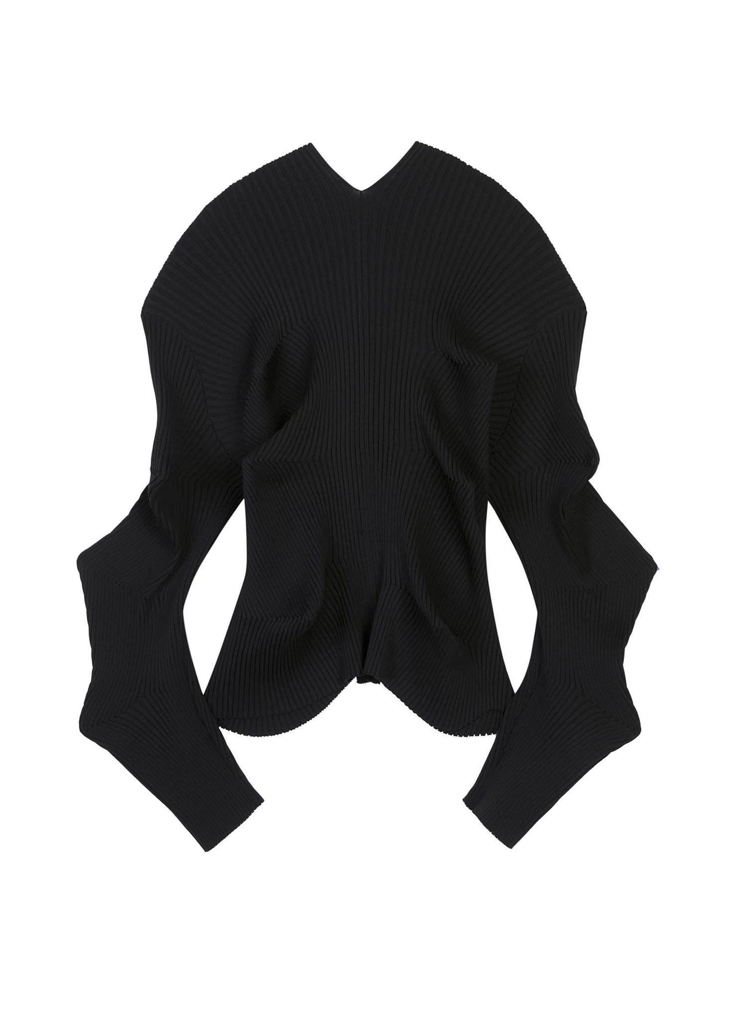 Sweater / JNBY Ruffled Wavy Detail Cardigan