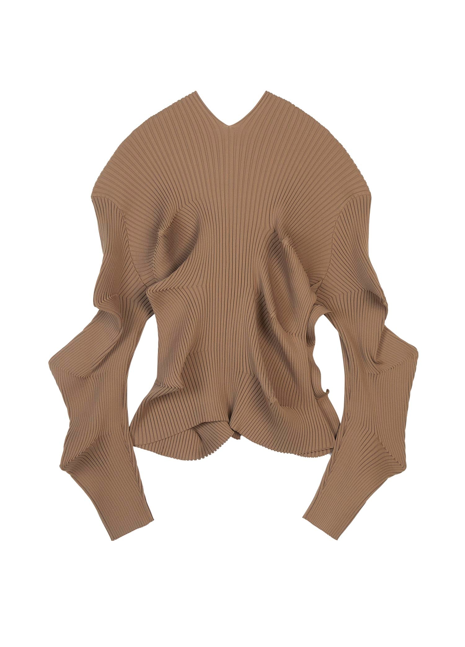 Sweater / JNBY Ruffled Wavy Detail Cardigan