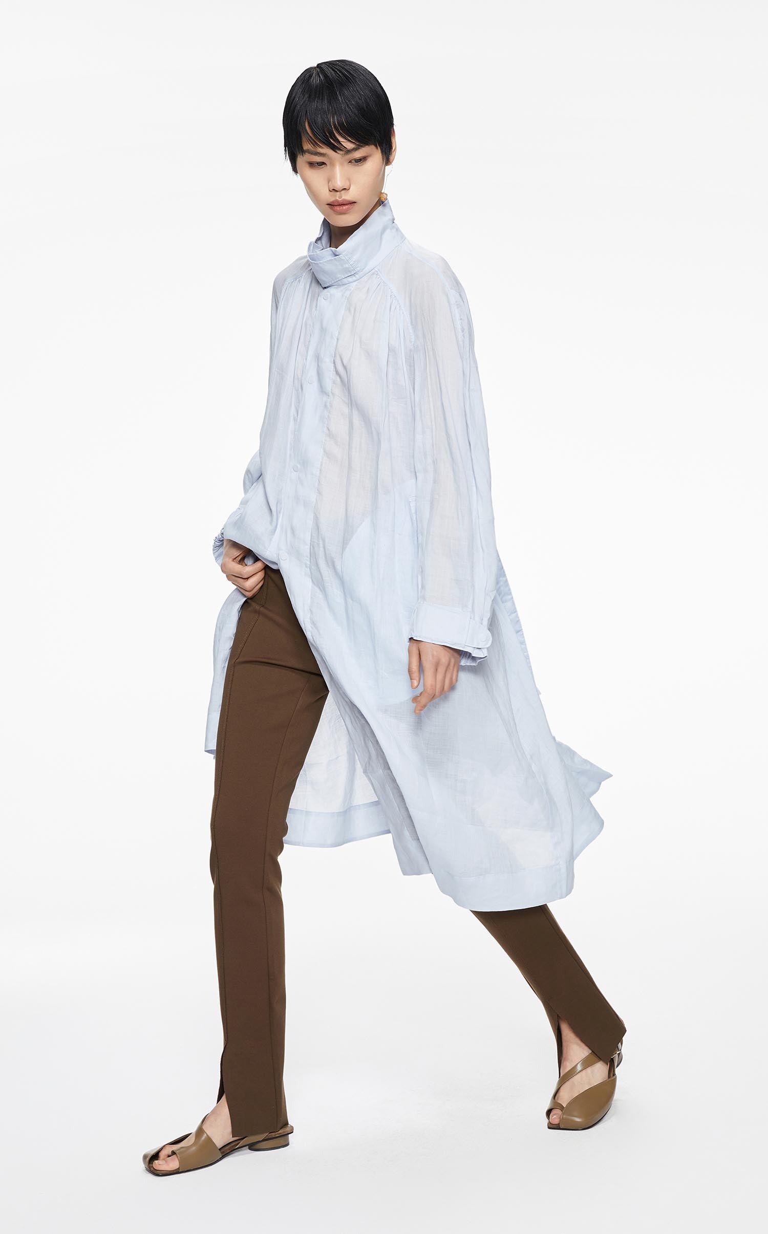 Coat / JNBY Oversize Long Trench Coat