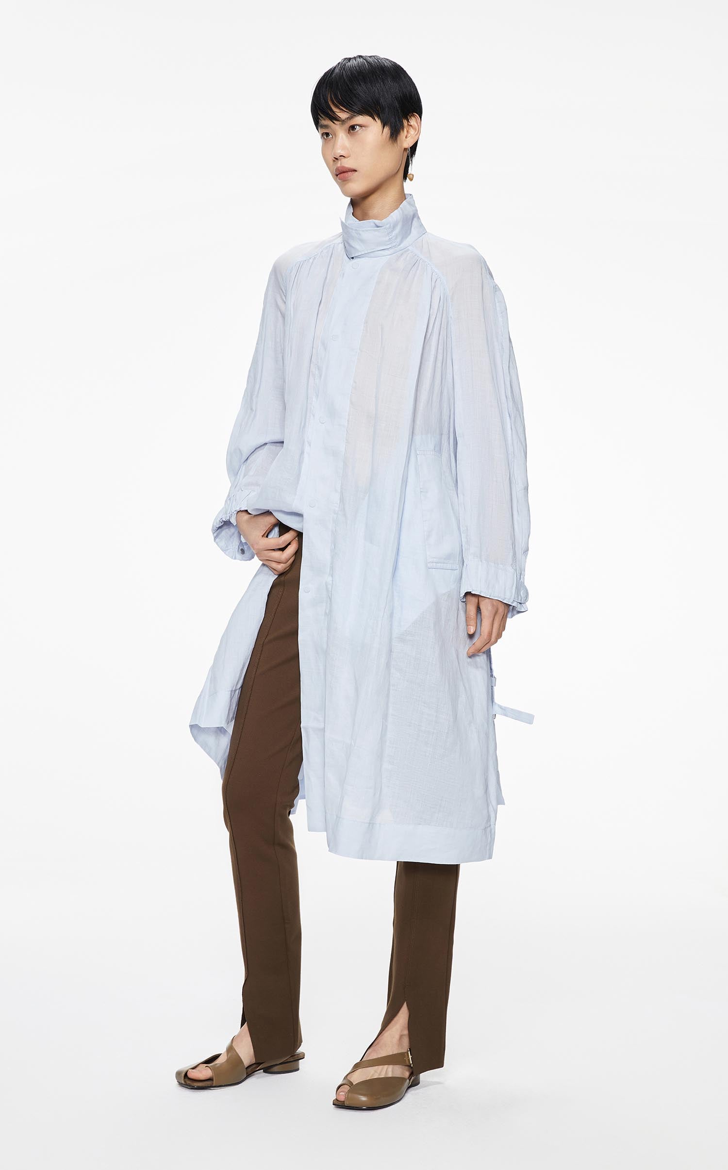 Coat / JNBY Oversize Long Trench Coat