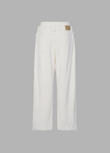 Pants / JNBY Straight Patched Pants (100% Cotton)