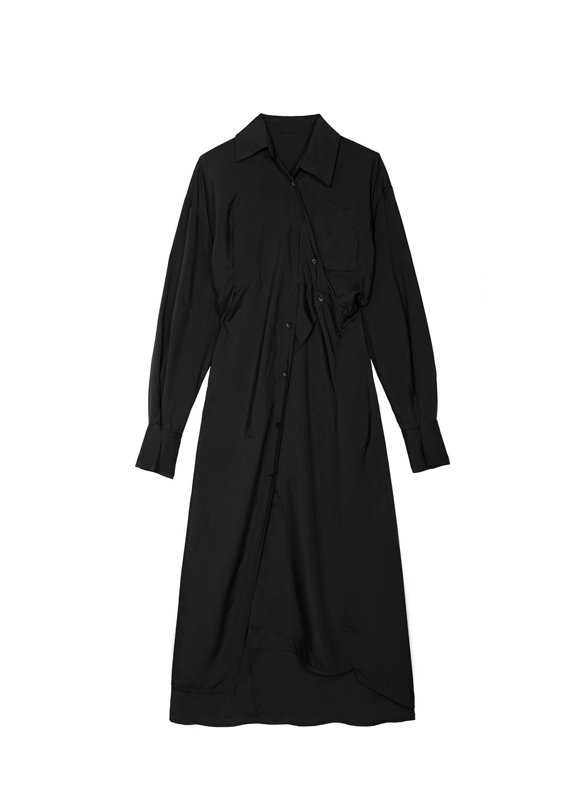 Dresses / JNBY Asymmetric Front Dress (39% Mulberry Silk)