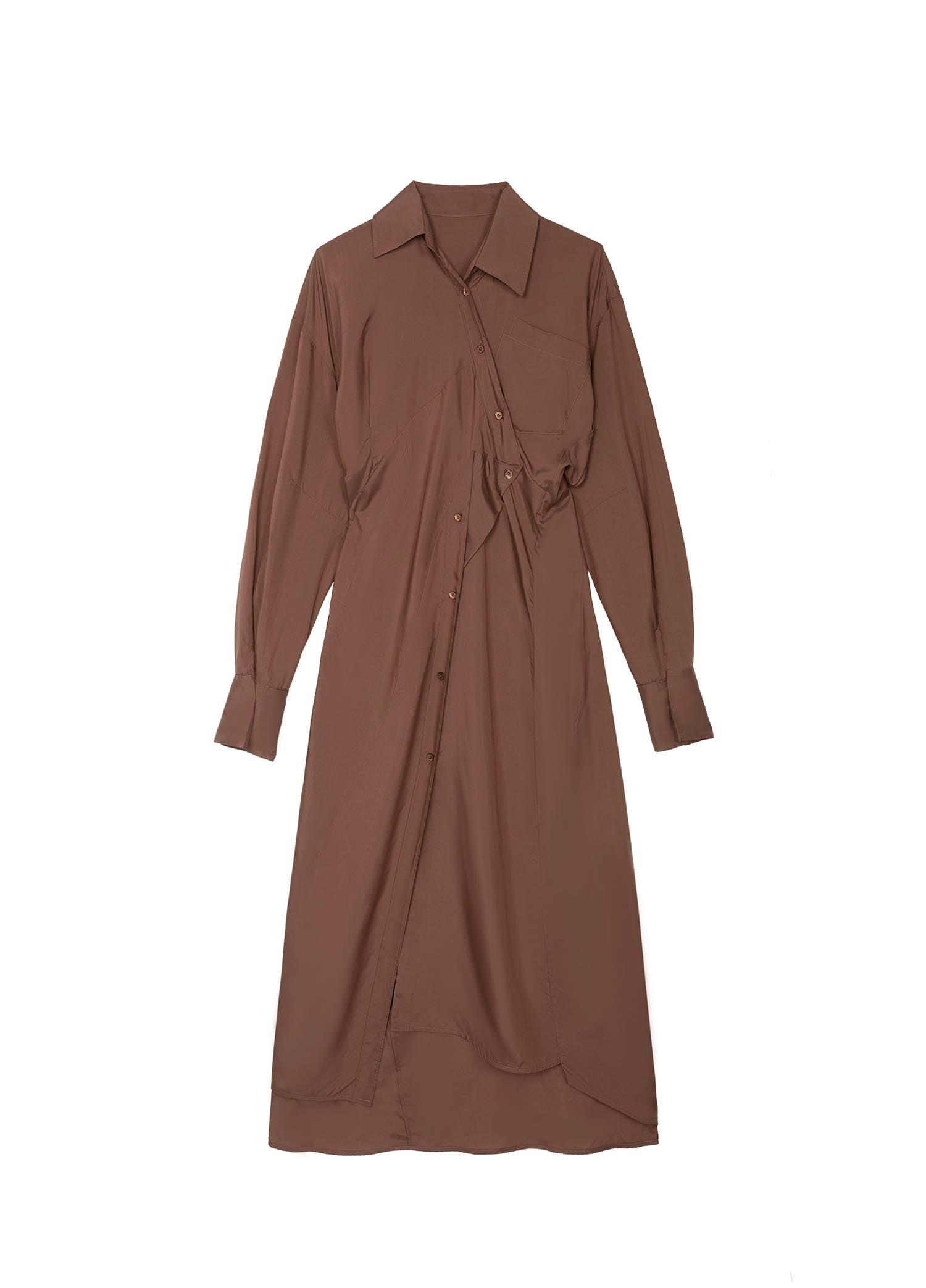 Dresses / JNBY Asymmetric Front Dress (39% Mulberry Silk)