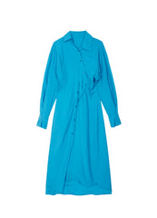 Dresses / JNBY Asymmetric Front Dress (39% Mulberry Silk)