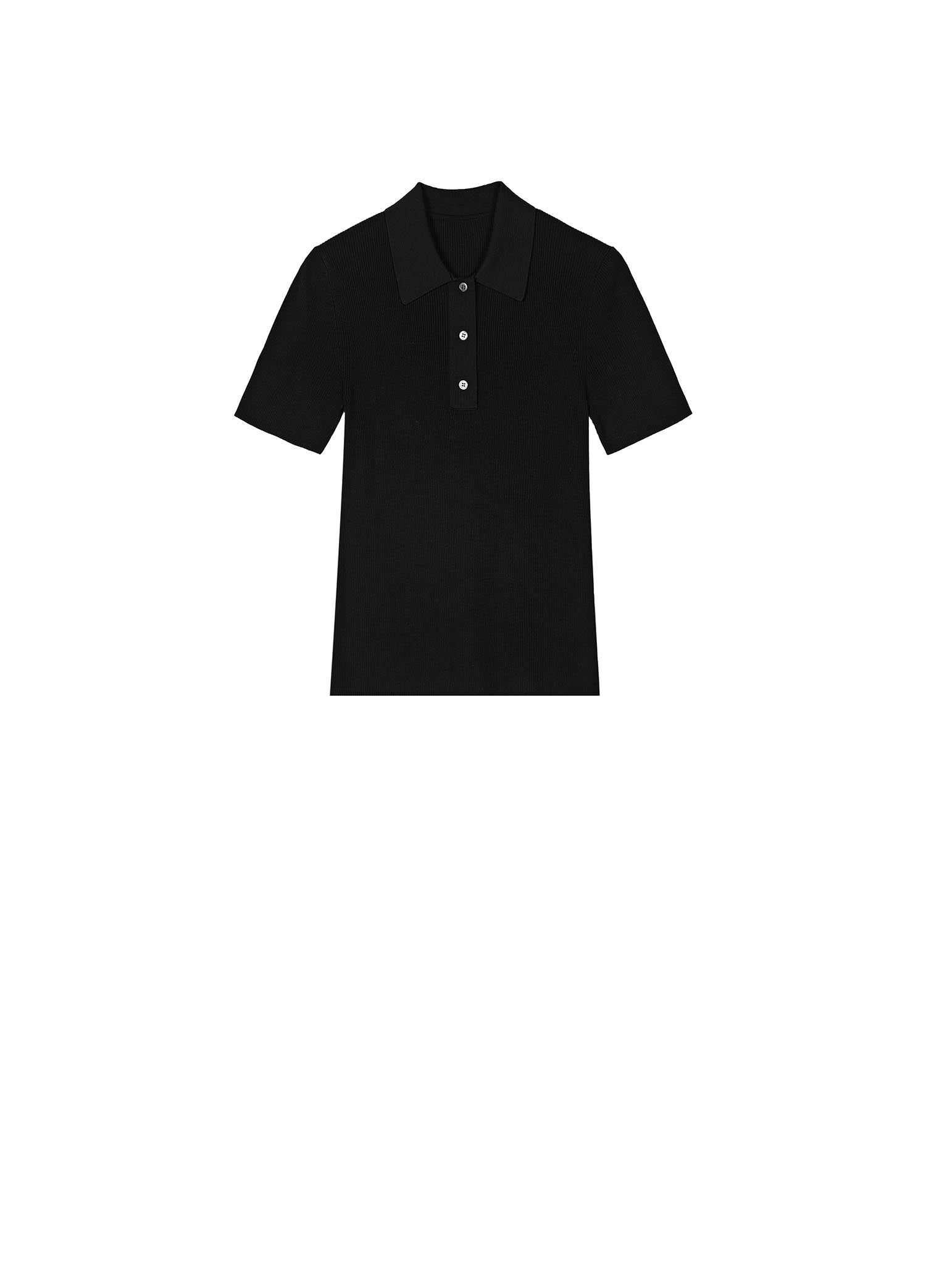 T-Shirt / JNBY Slim Fit Short Sleeve Polo T-Shirt (100% Silk)