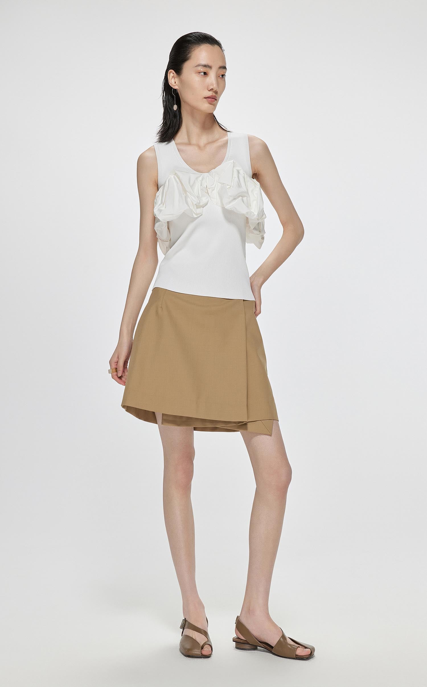 Skirts / JNBY Multi-Layer Hem Short Skirt