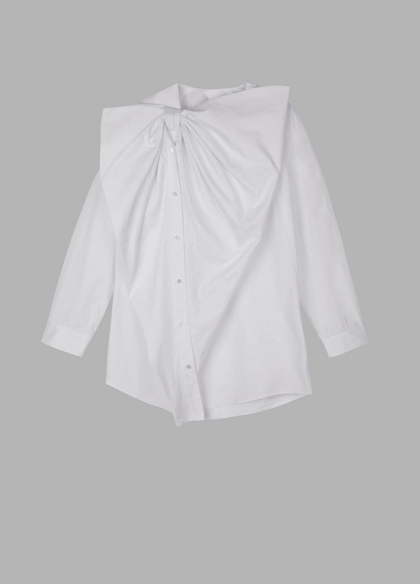 Dresses / JNBY Asymmetric Shoulder Long-Sleeved Dress