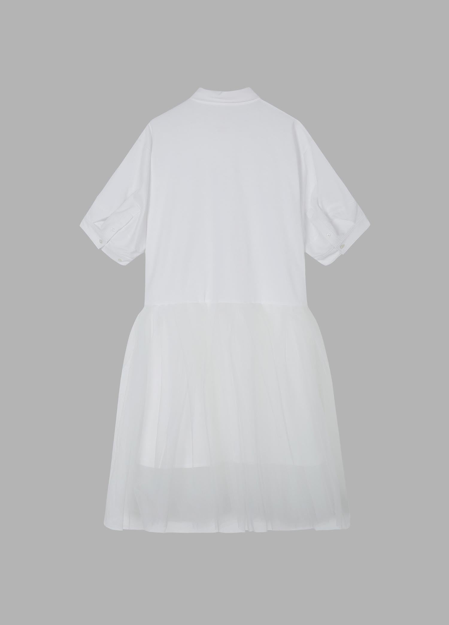 Dresses / JNBY Polo Style Patched Mid-Sleeve Gauze Dress