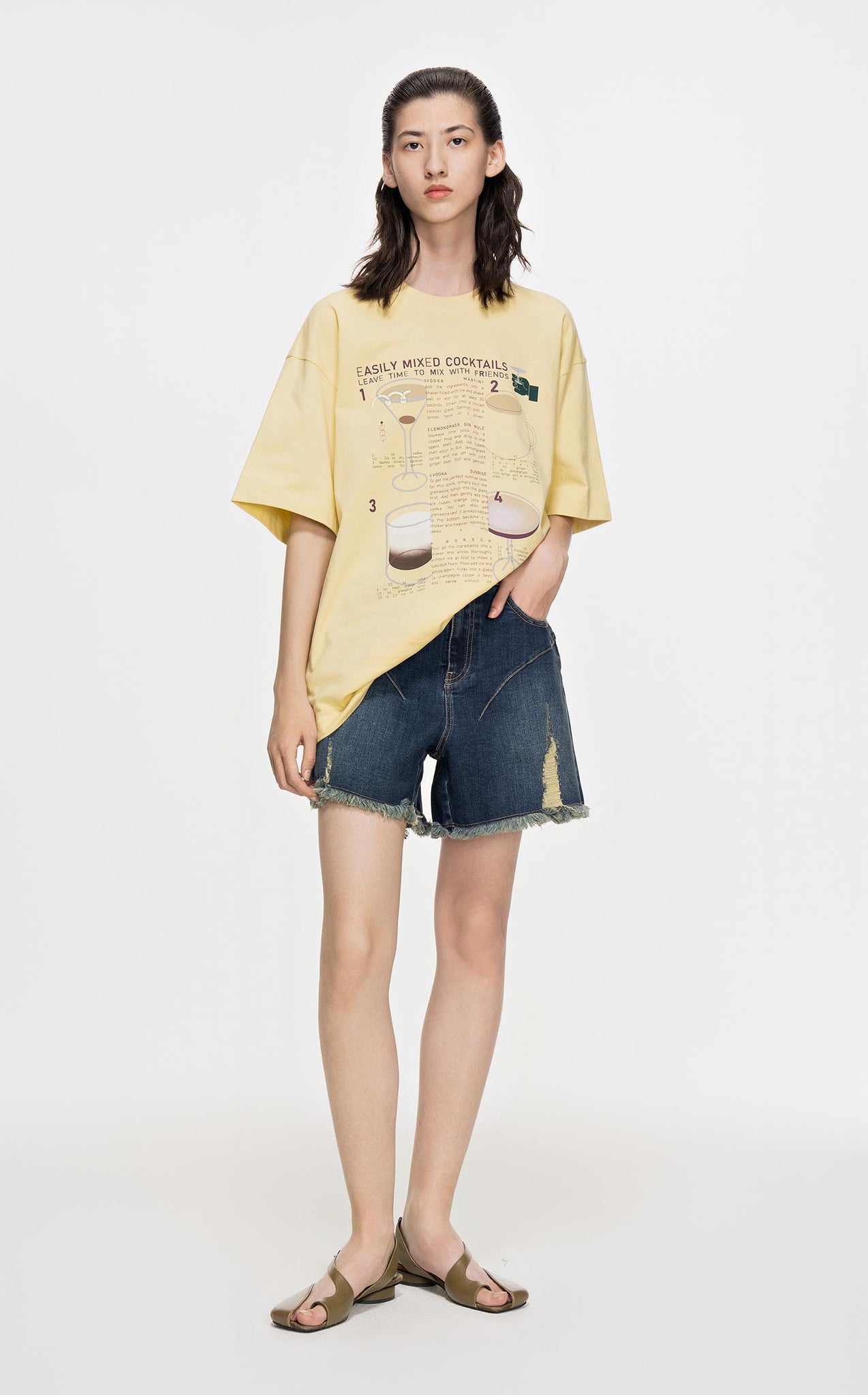 T-Shirt / JNBY Short Sleeve Oversize T-Shirt