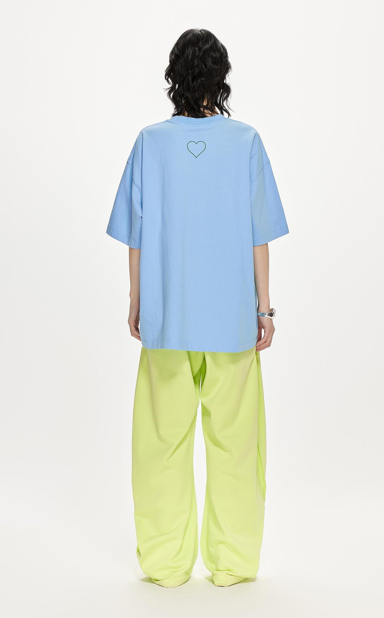 T-Shirt / JNBY Loose Fit Print Bunny Short Sleeve T-Shirt (100% Cotton)