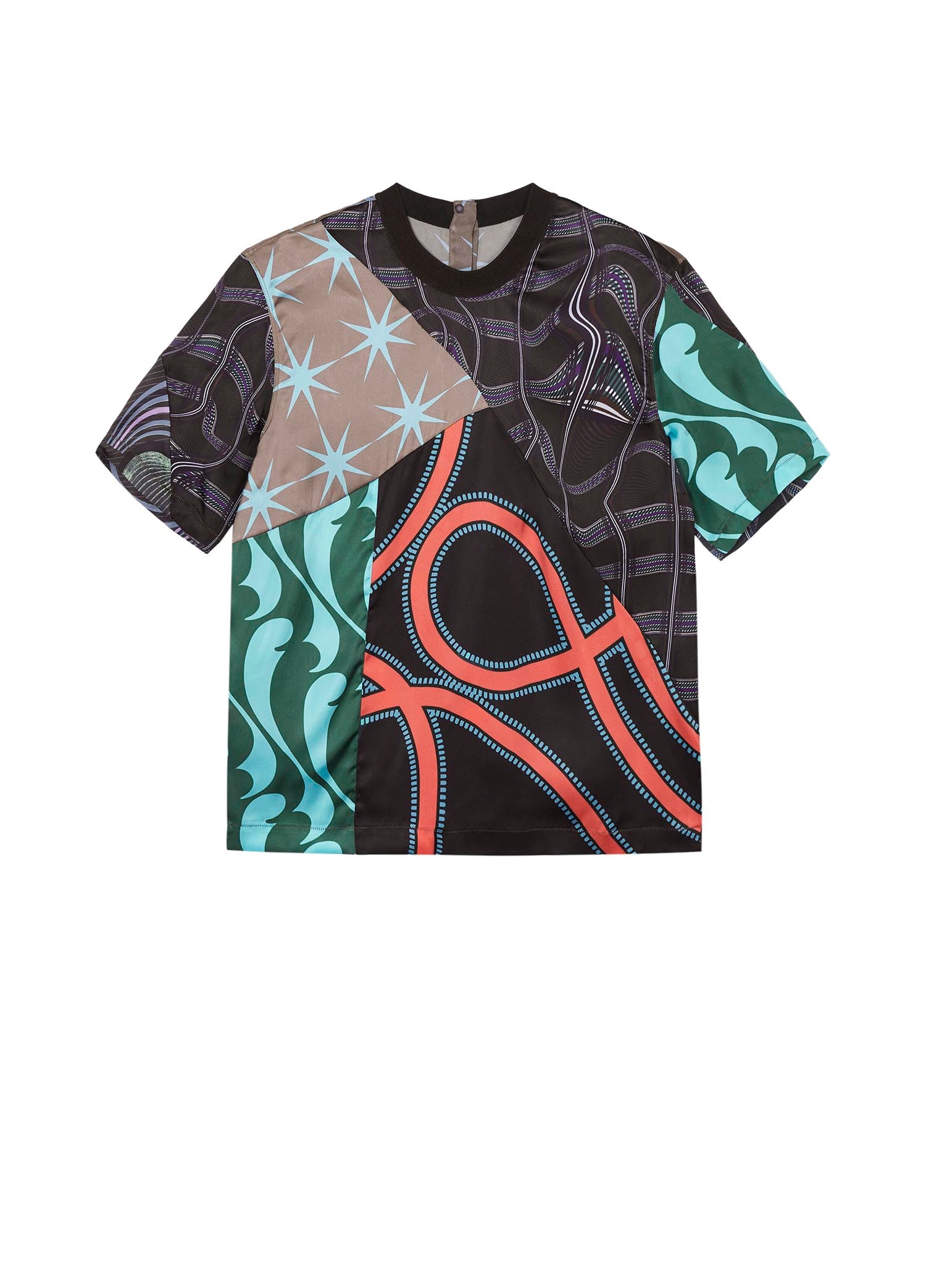 Shirt / JNBY Print Pattern Short Sleeve Top