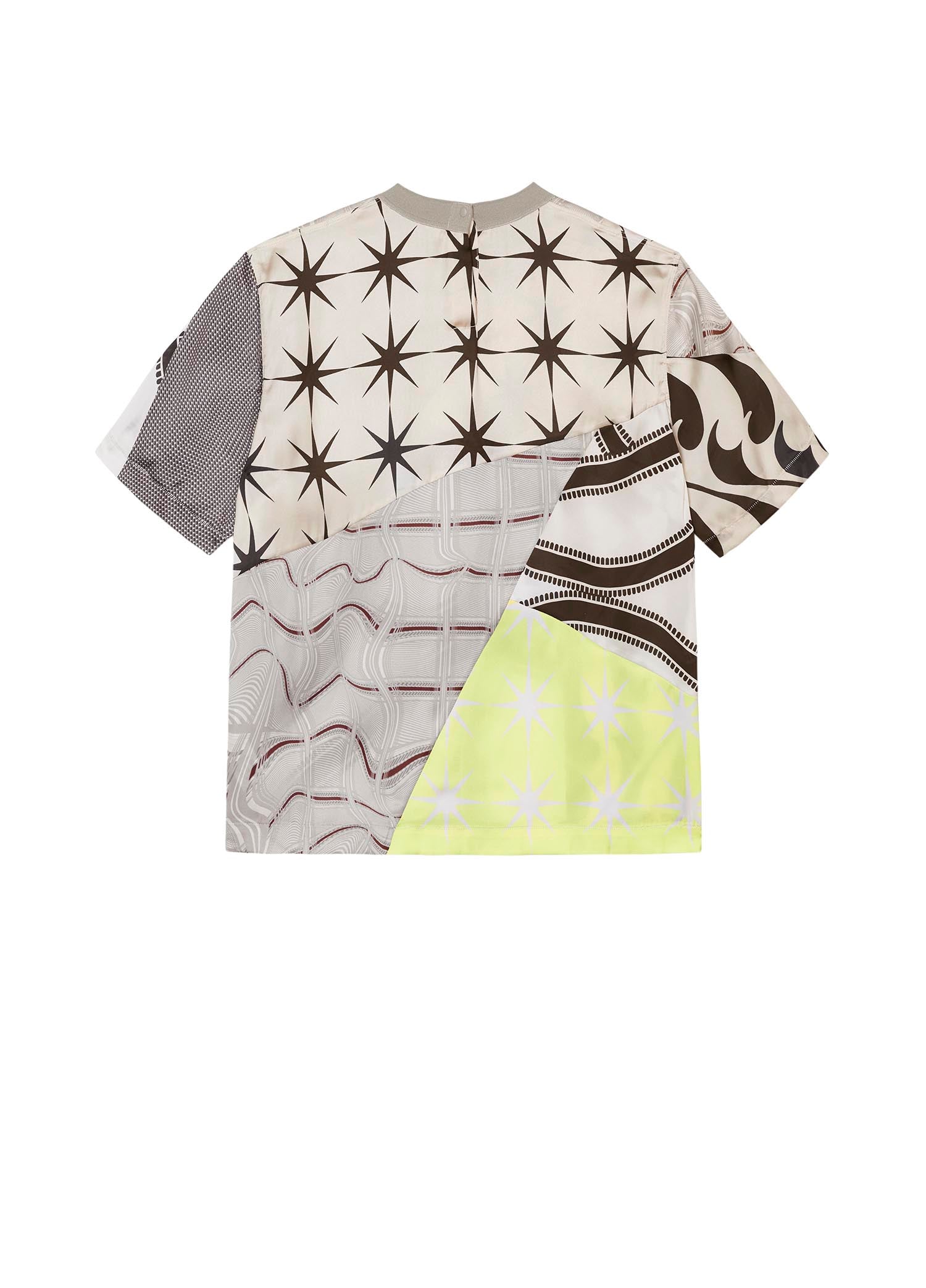 Shirt / JNBY Print Pattern Short Sleeve Top