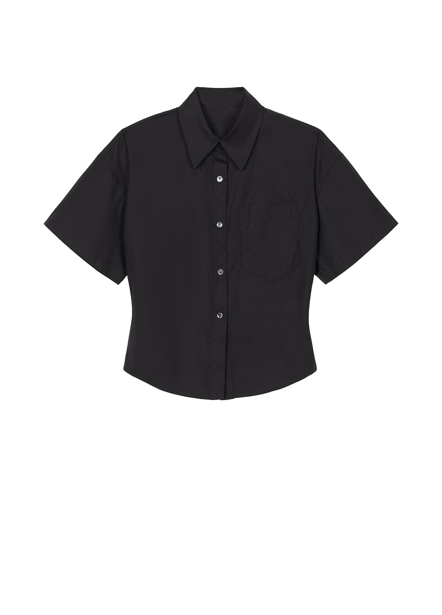 Shirt / JNBY Slim Fit Short Sleeve Shirt (100% Cotton)