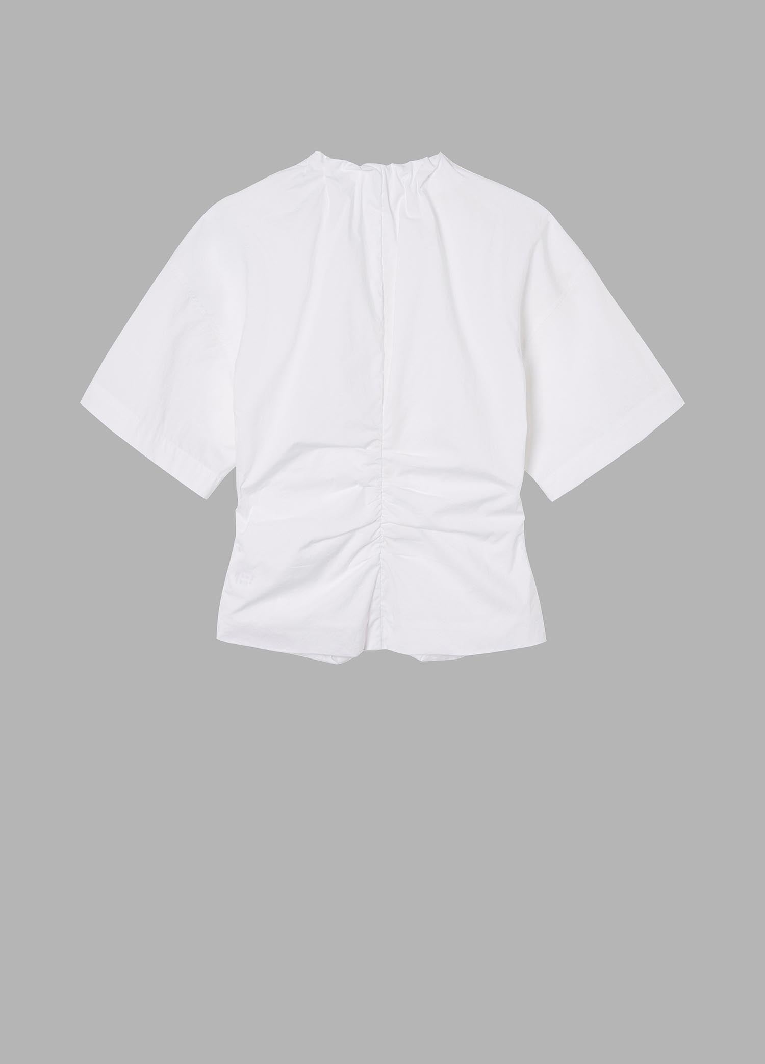 Shirt / JNBY Solid Short Sleeve Shirt (100% Cotton)