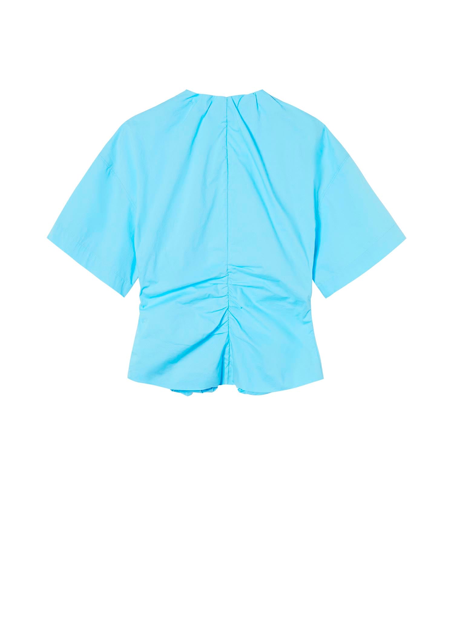 Shirt / JNBY Solid Short Sleeve Shirt (100% Cotton)