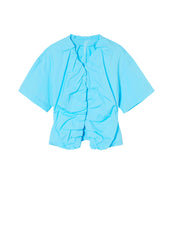 Shirt / JNBY Solid Short Sleeve Shirt (100% Cotton)