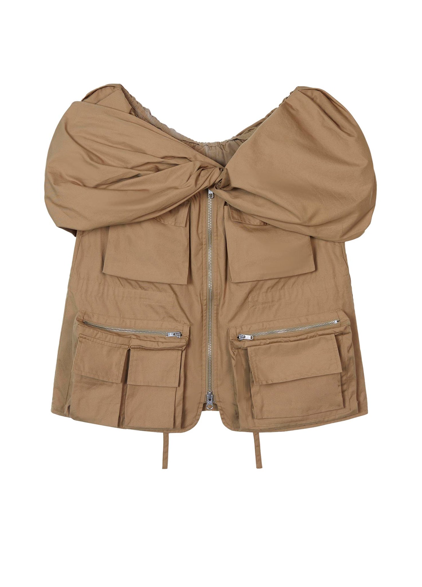 Shirt / JNBY Twisted Collar Sleeveless Top
