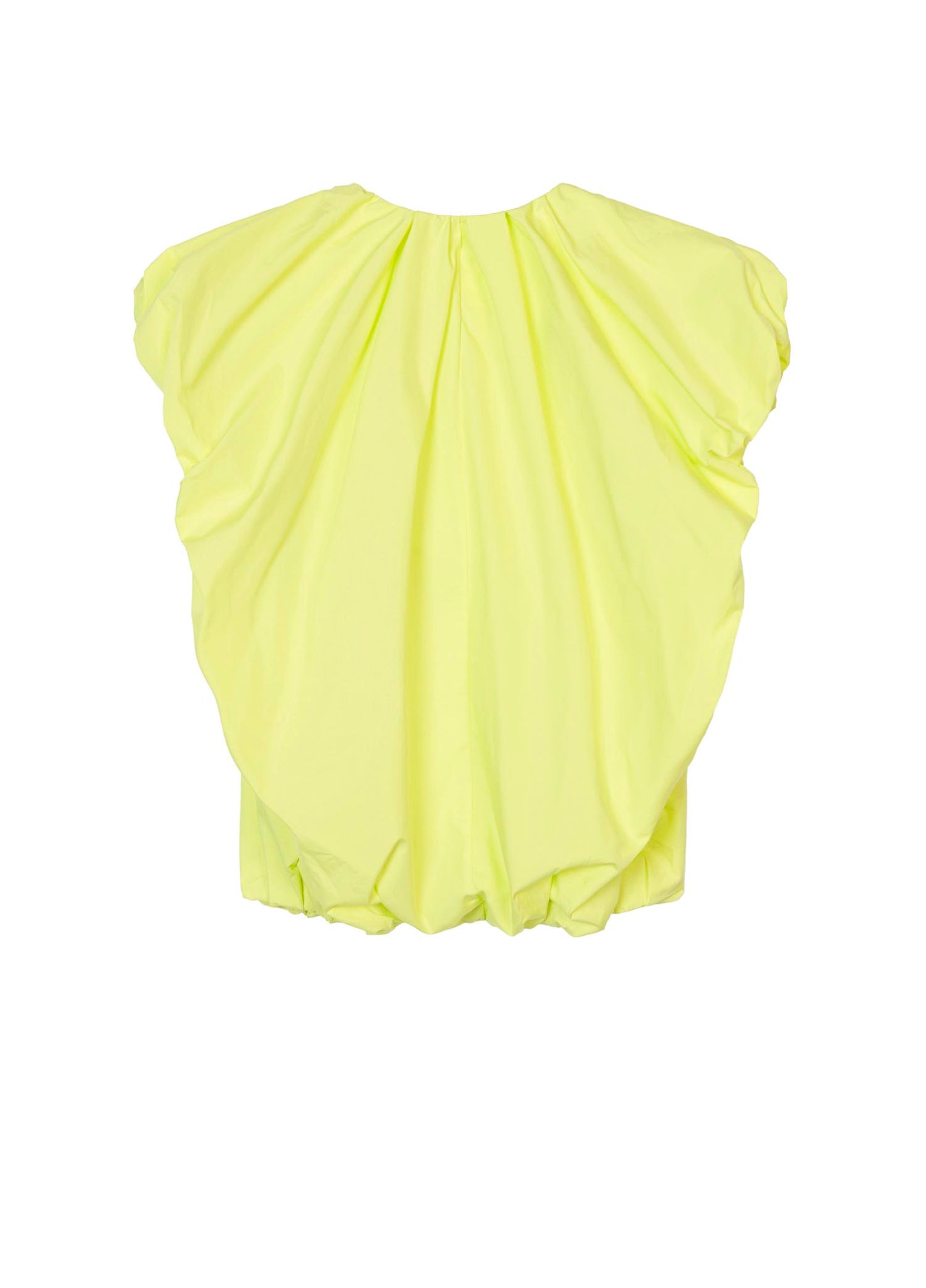 Shirt / JNBY Loose Fit V-Neck Ruffled Sleeveless Top (100% Cotton)