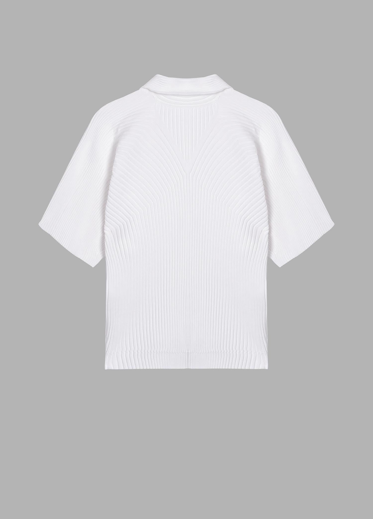 Sweater / JNBY Stripe Texture Short Sleeve Pullover Sweater