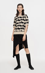 Sweaters / JNBY Spray Patterned Shorts Sleeve Pullover