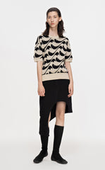 Sweaters / JNBY Spray Patterned Shorts Sleeve Pullover