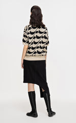 Sweaters / JNBY Spray Patterned Shorts Sleeve Pullover