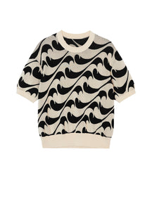 Sweaters / JNBY Spray Patterned Shorts Sleeve Pullover
