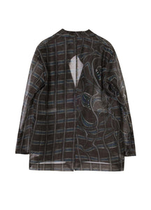 Blazer / JNBY Print Pattern Silk Suit (100% Silk)