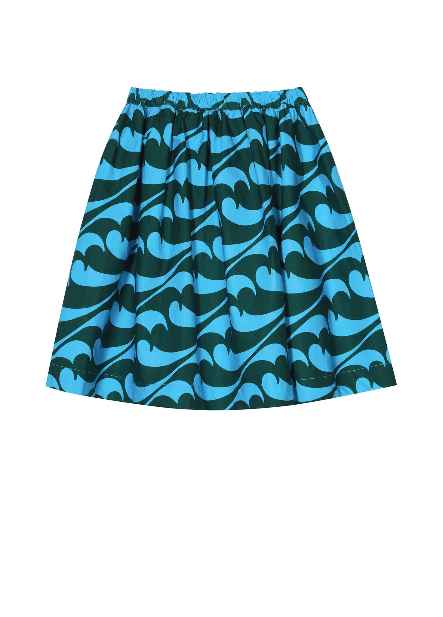 Skirt / JNBY Full Spray Print Midi Skirt (100% Cotton)