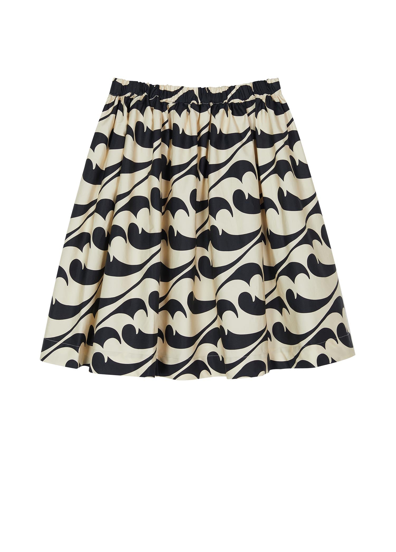 Skirt / JNBY Full Spray Print Midi Skirt (100% Cotton)