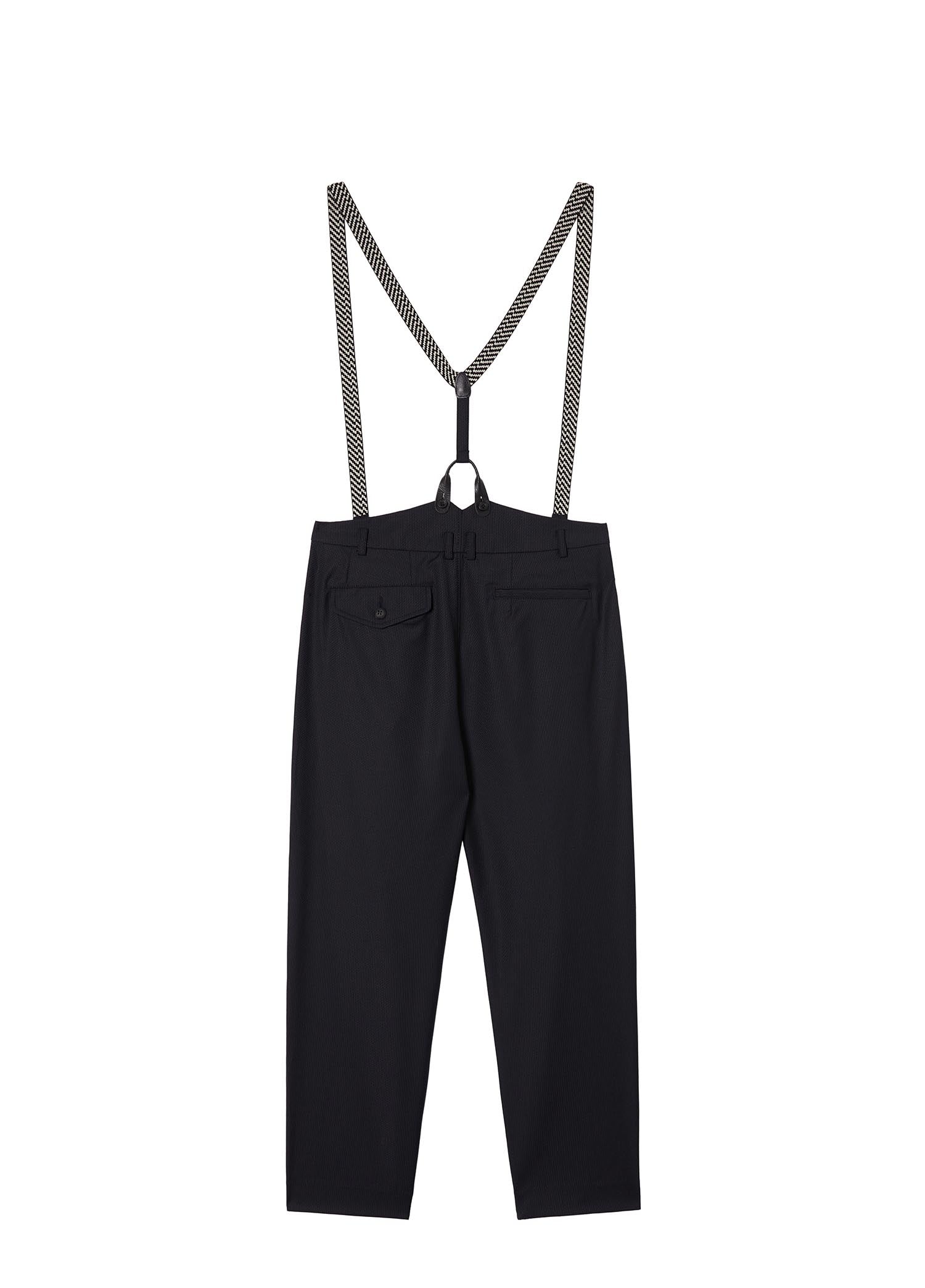 Pants / JNBY Retro Style Cropped Bib Pants