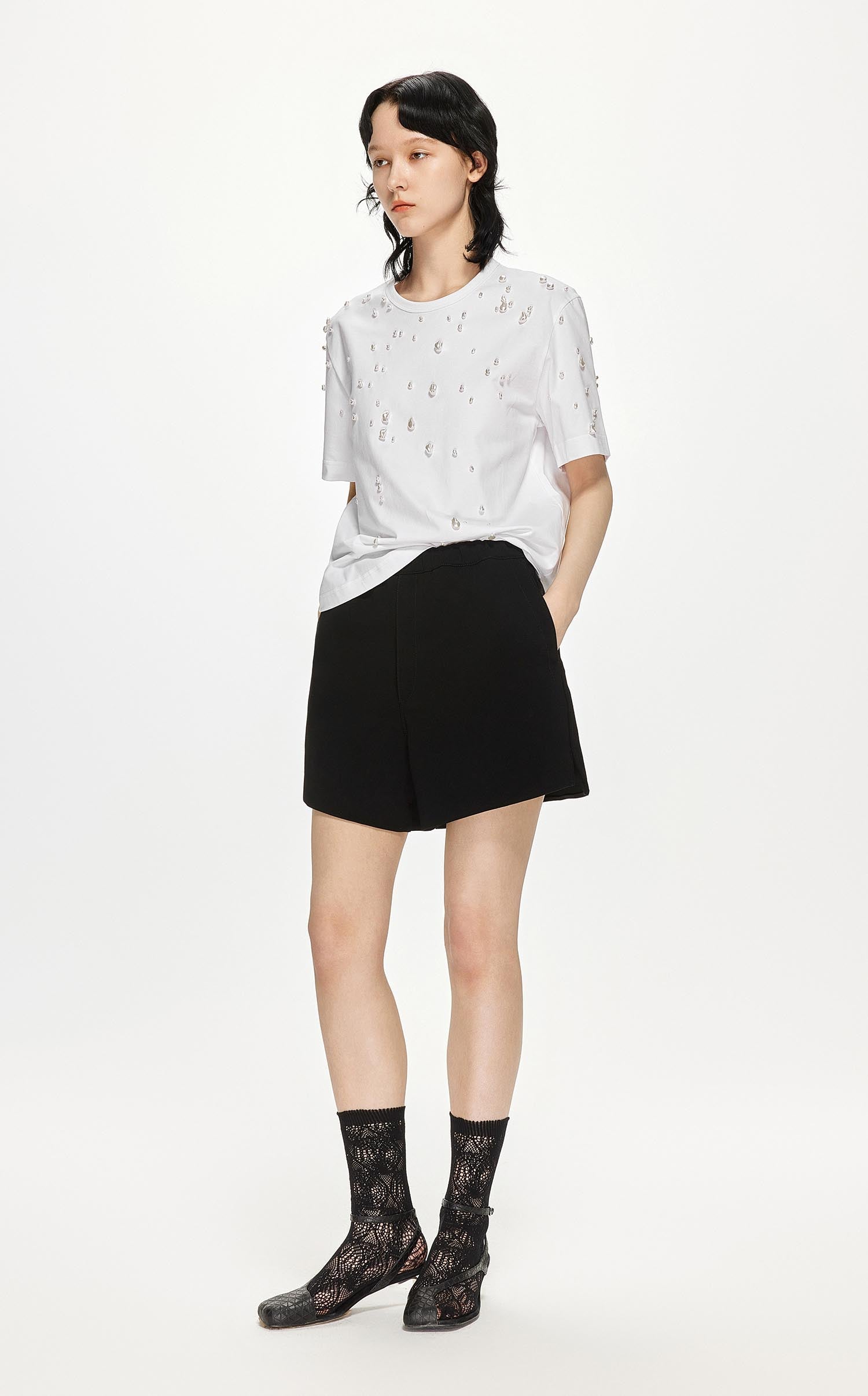 Shorts / JNBY Loose Fit Solid Shorts