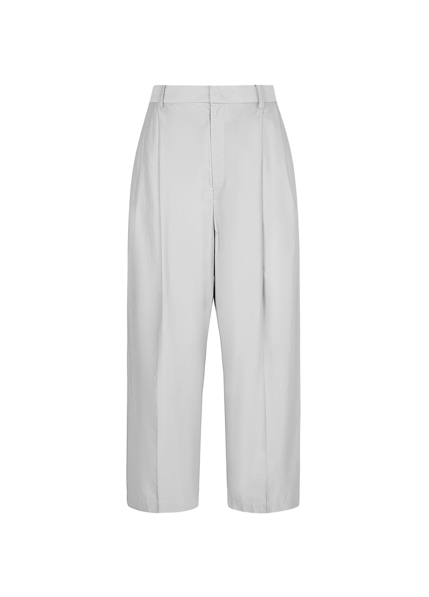 Pants / JNBY Solid Straight Cropped Pants (100% Cotton)