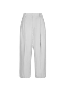 Pants / JNBY Solid Straight Cropped Pants (100% Cotton)