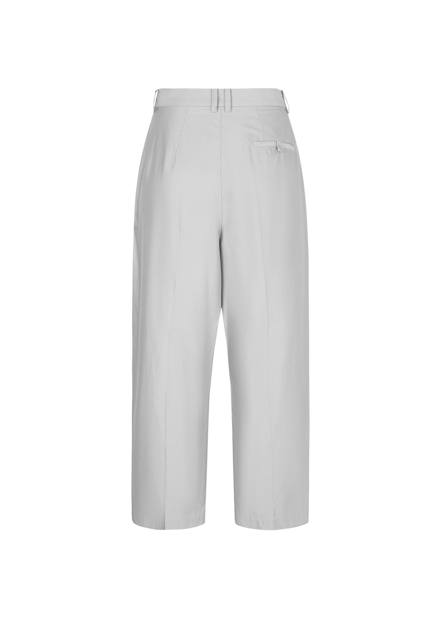 Pants / JNBY Solid Straight Cropped Pants (100% Cotton)