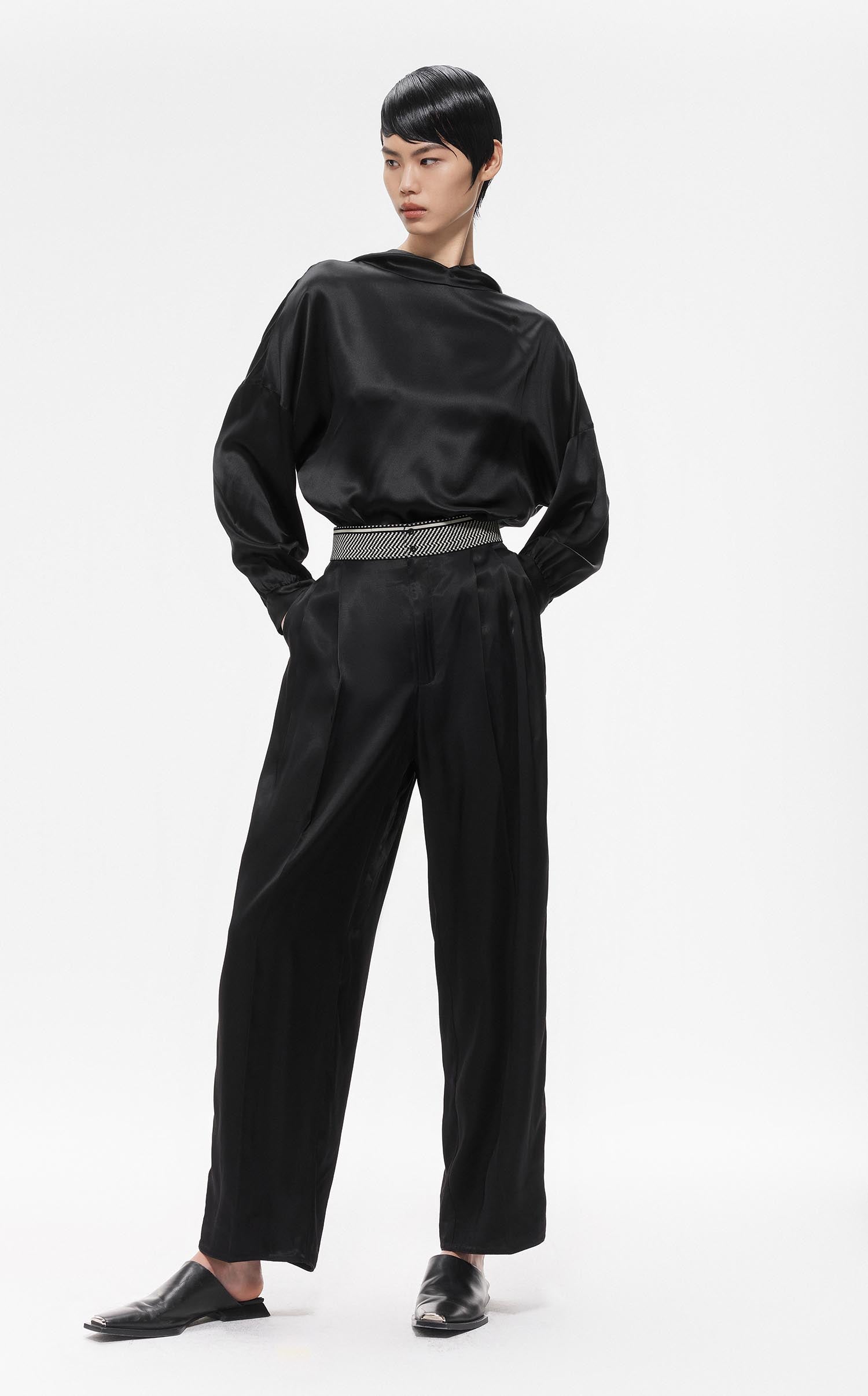 Pants / JNBY Silky Smooth High Rise Casual Trousers