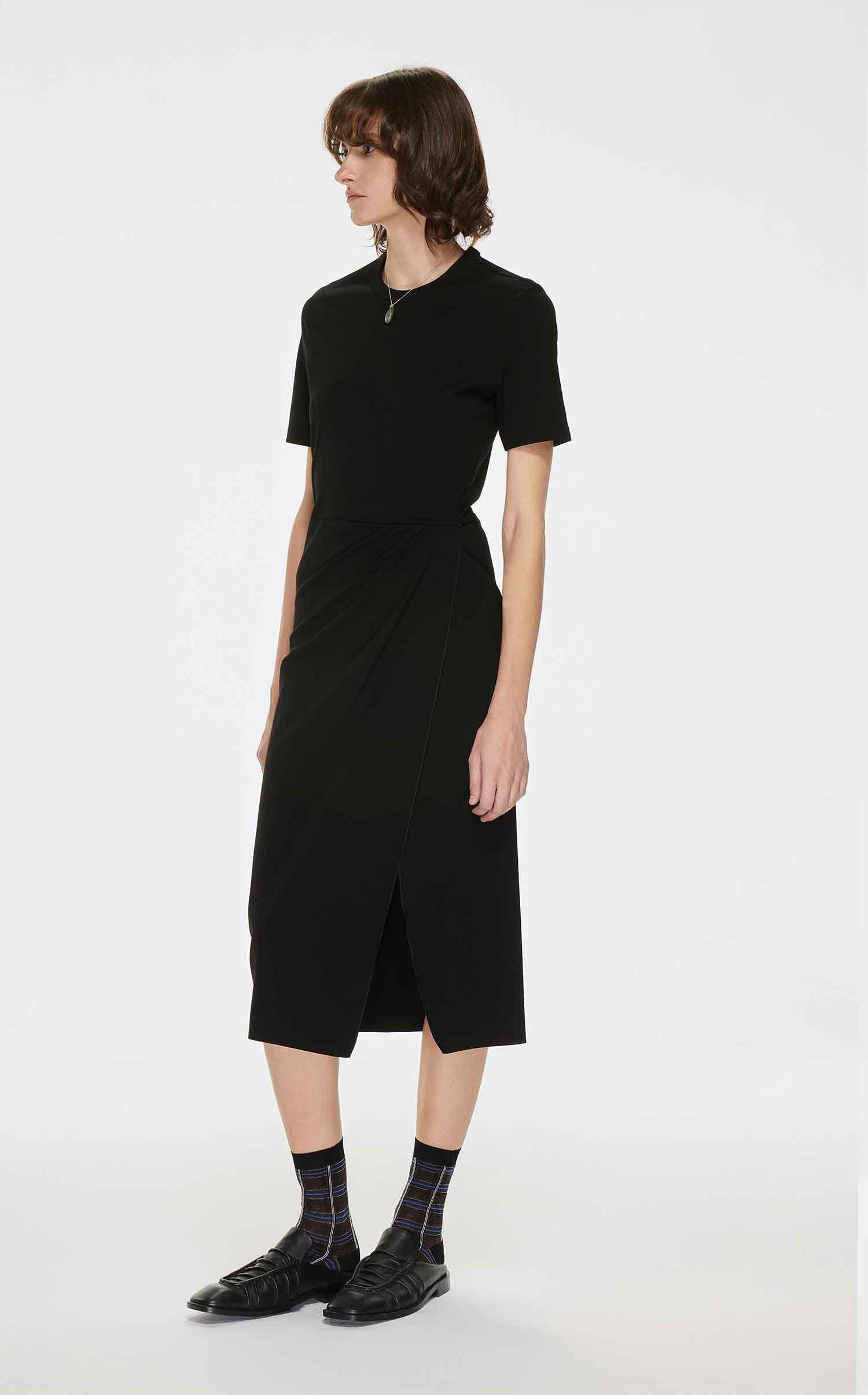 Dresses / JNBY Solid Short Sleeve Dress